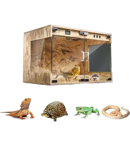 Amazon | 2025新型 爬虫類 ケージ 120cm【Errtsdb レプタイルボックス